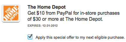 Home Depot Coupon