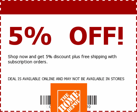 Home Depot Coupons May