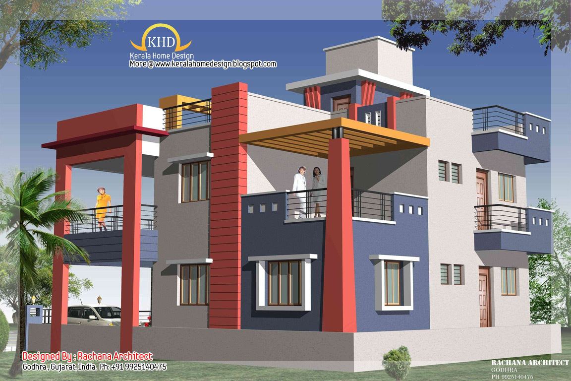 Home Design Plans India Free Duplex