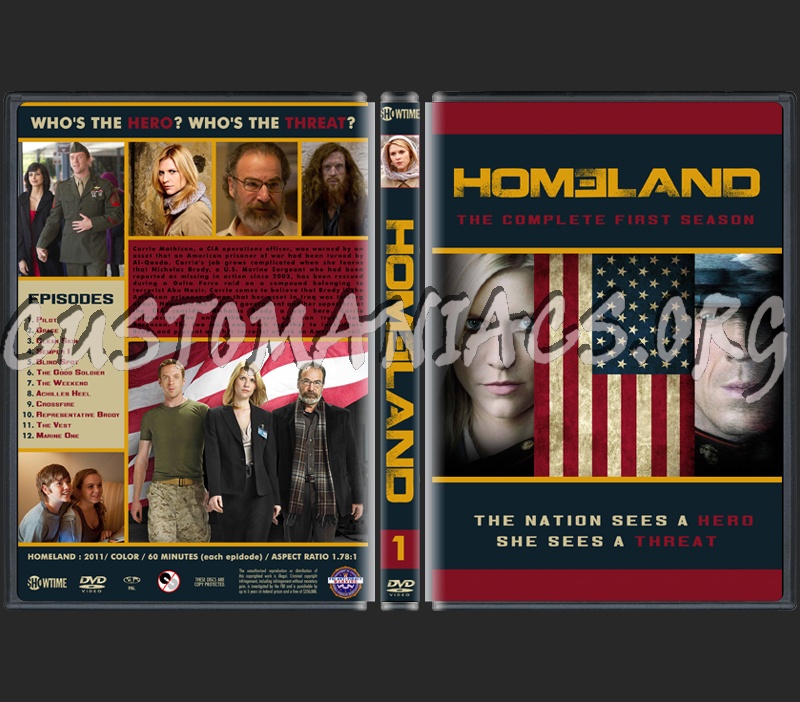 Homeland Season 1 Dvd Cover