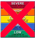 Homeland Security Advisory System Scale