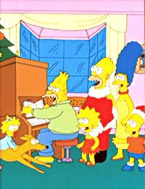 Homer Simpson Christmas Card