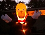 Homer Simpson Christmas Inflatable