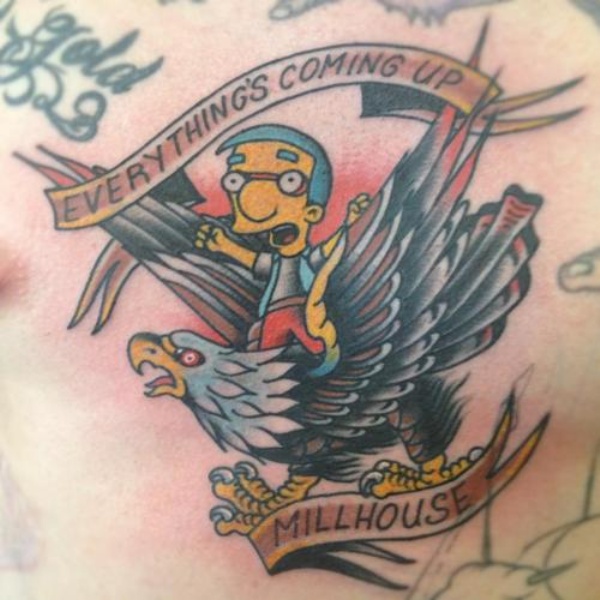 Homer Simpson Tattoo Rude