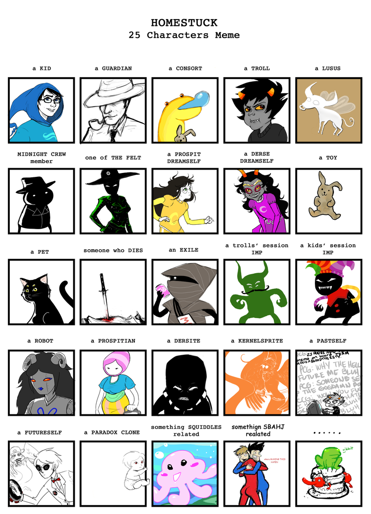 Homestuck Characters Names