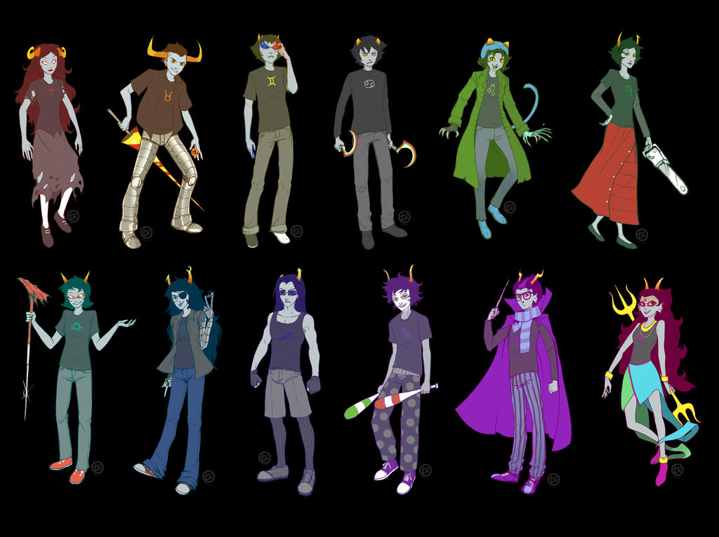 Homestuck Characters Trolls