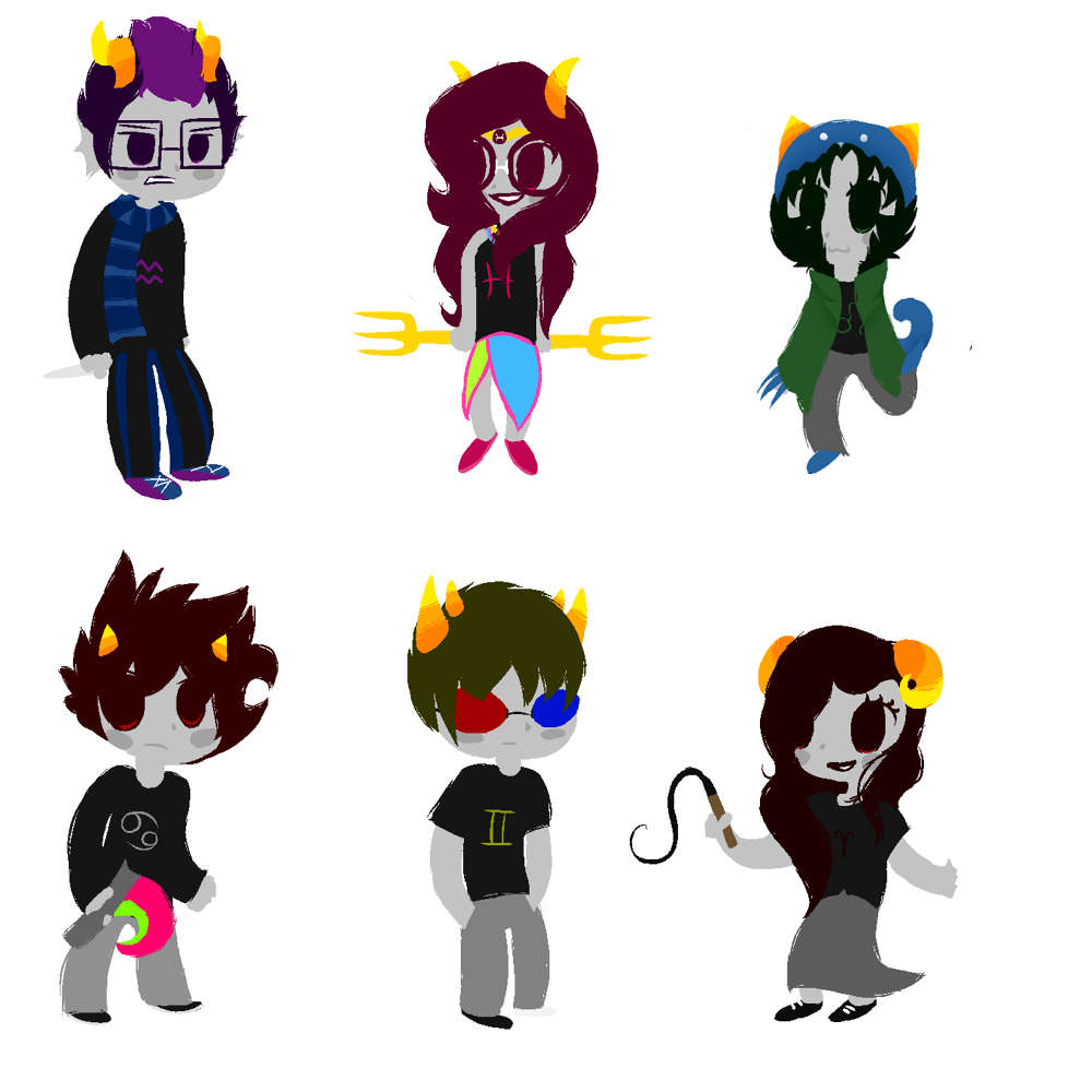 Homestuck Characters Trolls