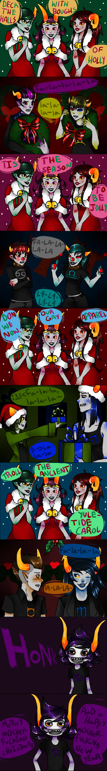 Homestuck Christmas Pictures