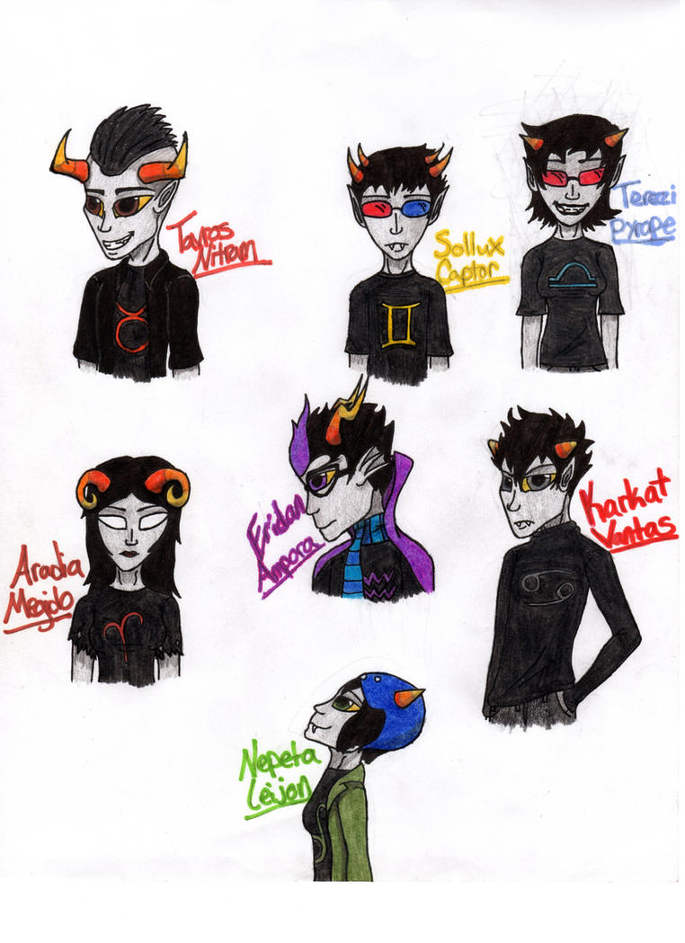 Homestuck Trolls Blood