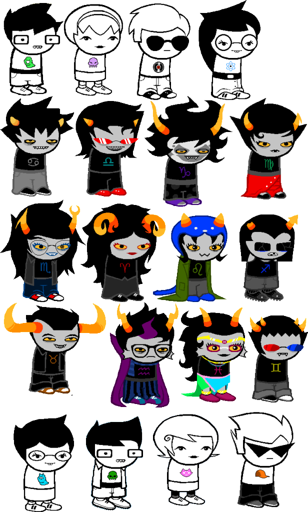 Homestuck Trolls List