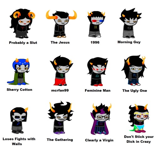 Homestuck Trolls Names