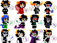 Homestuck Trolls Signs