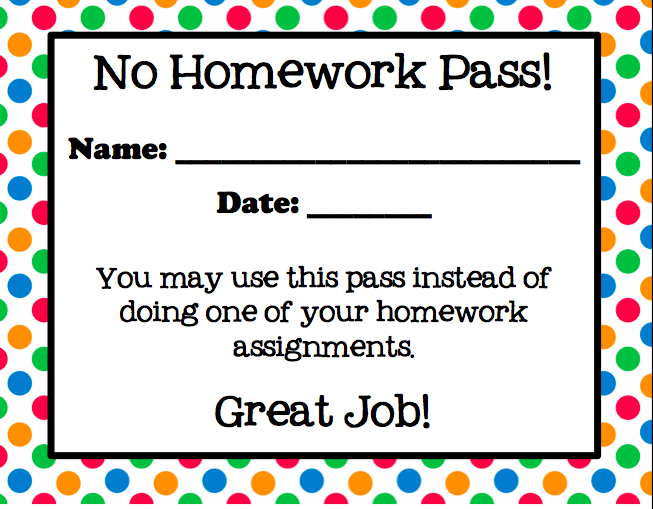 Homework Pass