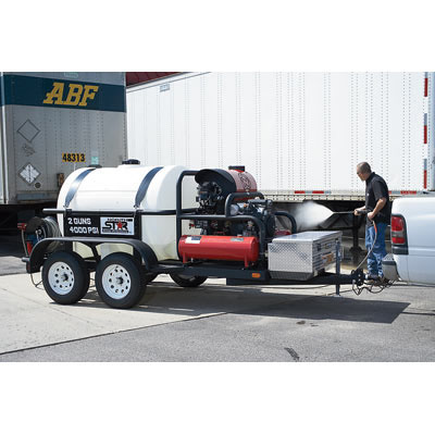 Hot Water Pressure Washer Trailer For Sale