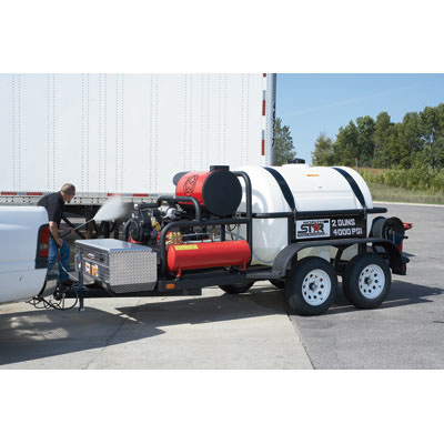 Hot Water Pressure Washer Trailer For Sale