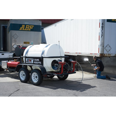 Hot Water Pressure Washer Trailer System