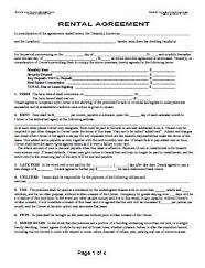 Housing Lease Agreement Template Free