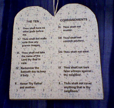 How To Make 10 Commandments Tablets