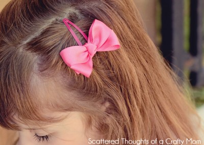 How To Make Bow Clips For Hair