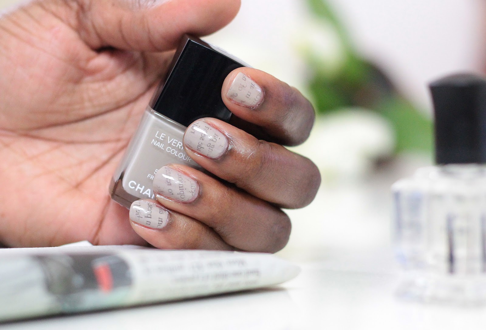 How To Make Newspaper Nails Darker