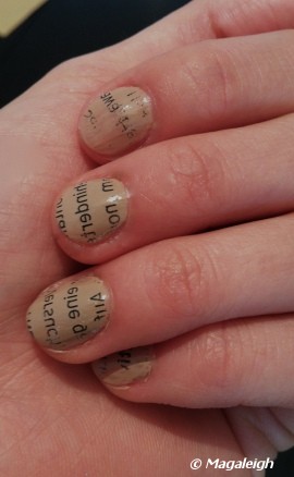 How To Make Newspaper Nails With Water