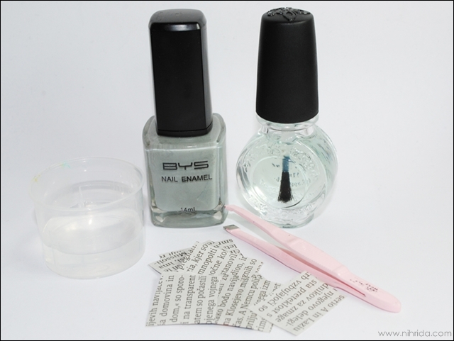 How To Make Newspaper Nails Without Rubbing Alcohol