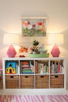 Ikea Shelves With Baskets