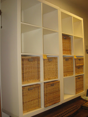 Ikea Shelves With Baskets