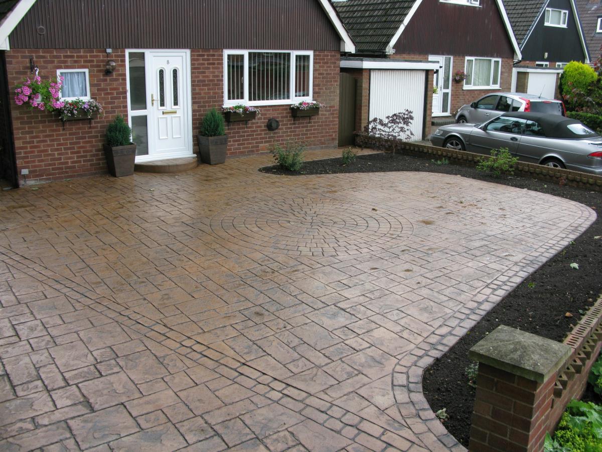 Imprinted Concrete Driveways Cheshire