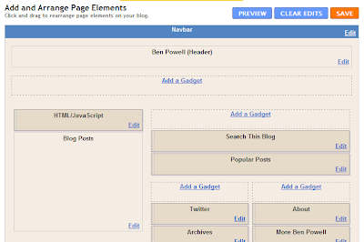 Index.html File In Blogger