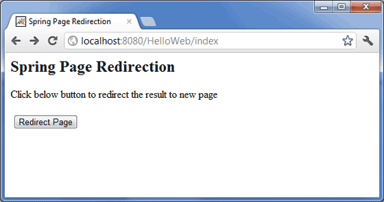 Index.html Redirect Example