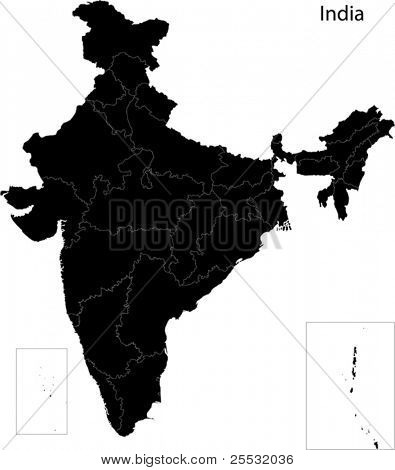 India Map Download With States