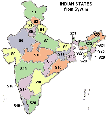 India Map Download With States