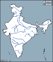 India Map Outline Black And White