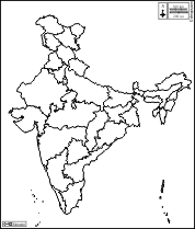 India Map Outline Png