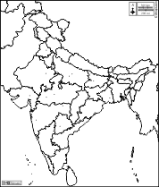 India Map Outline Png