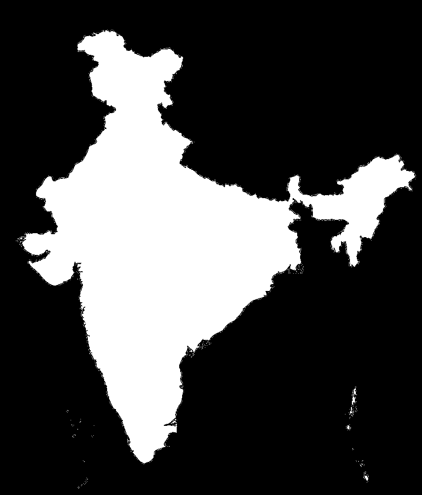 India Map Outline Printable