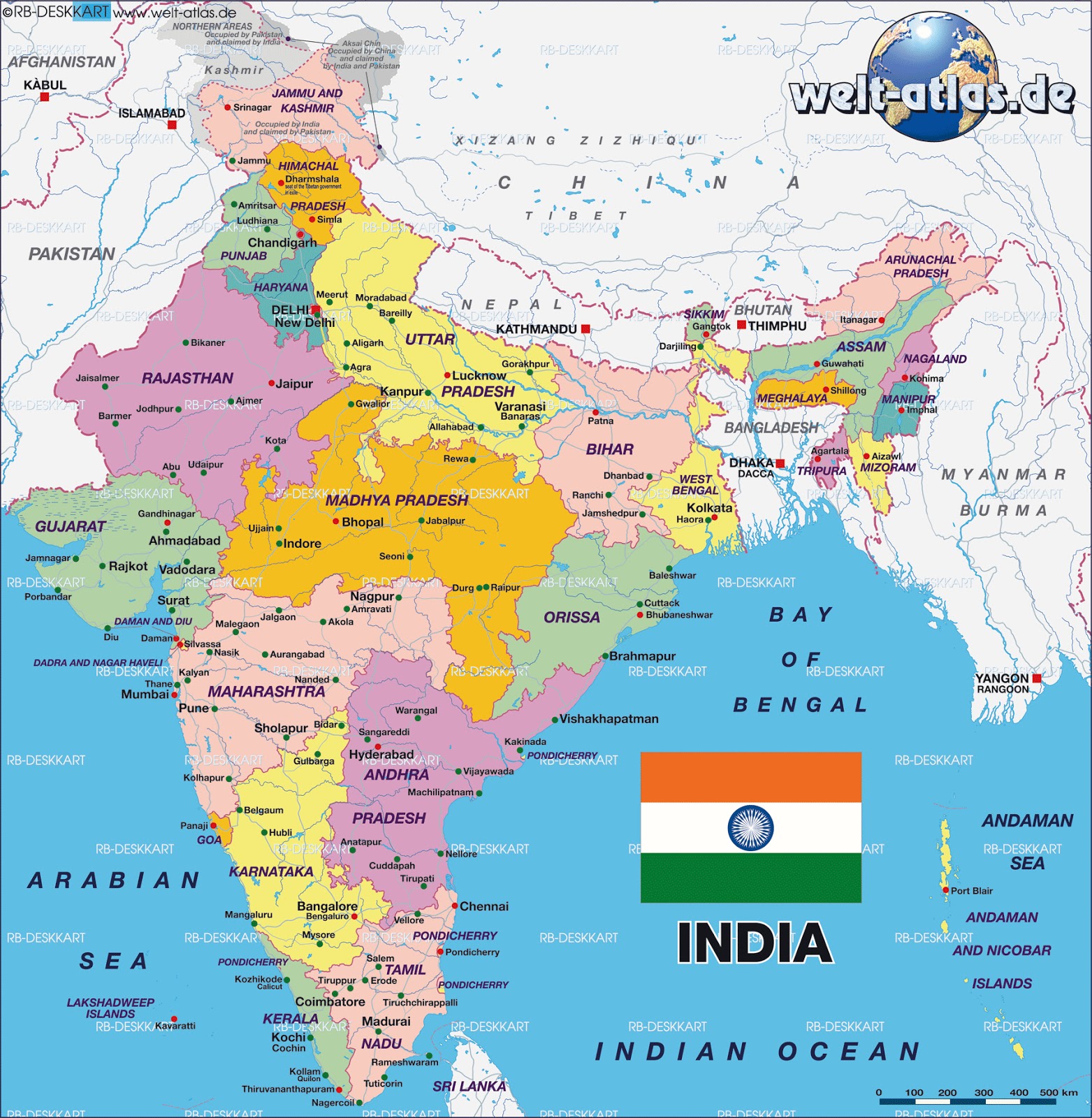 India Map Political