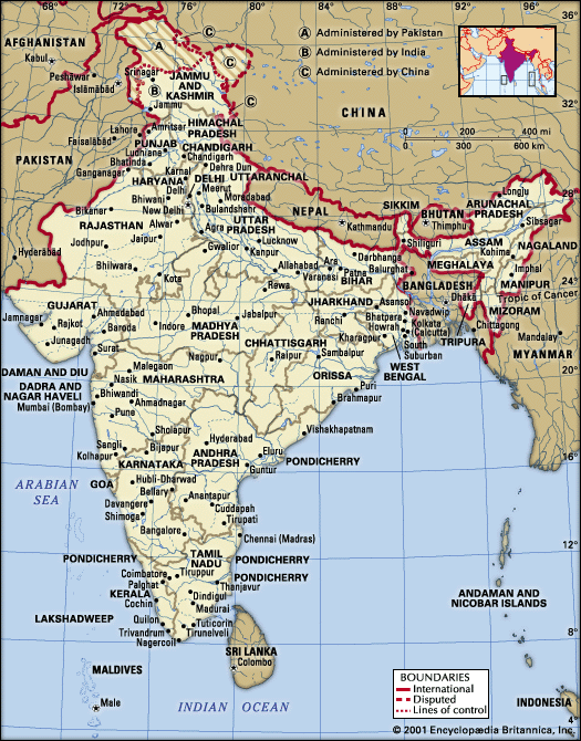 India Map Political Image