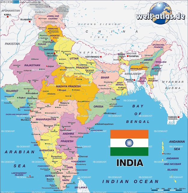 India Map Political Image