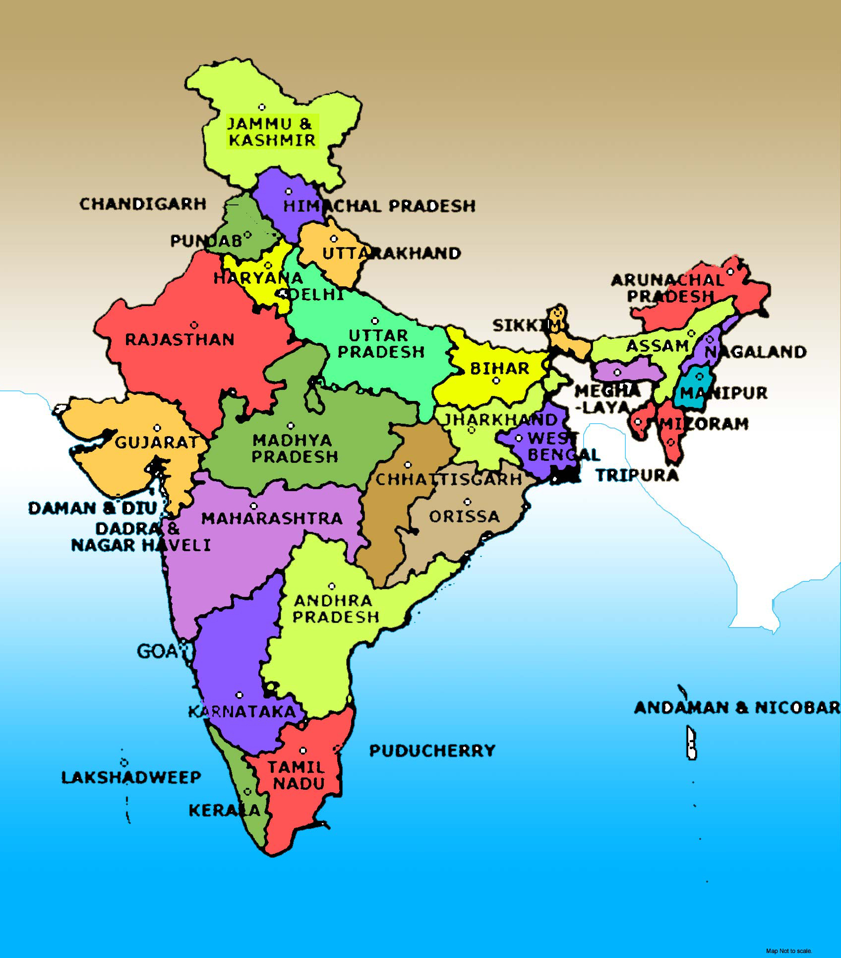 India Map Political Image