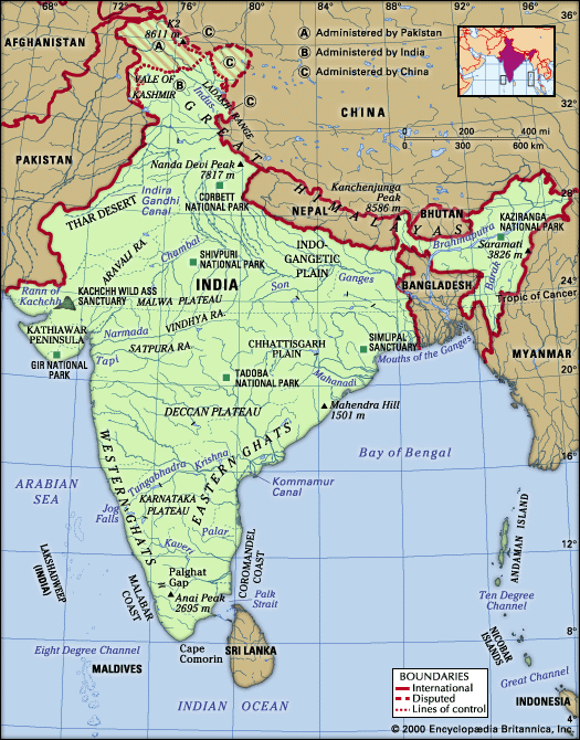 India Map Political Pdf