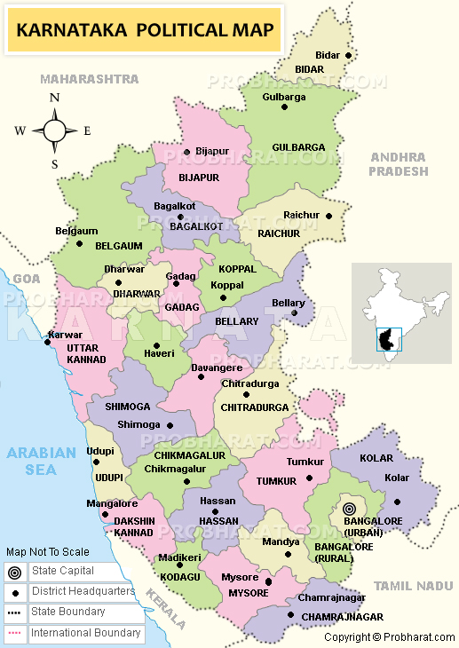 India Map Political States