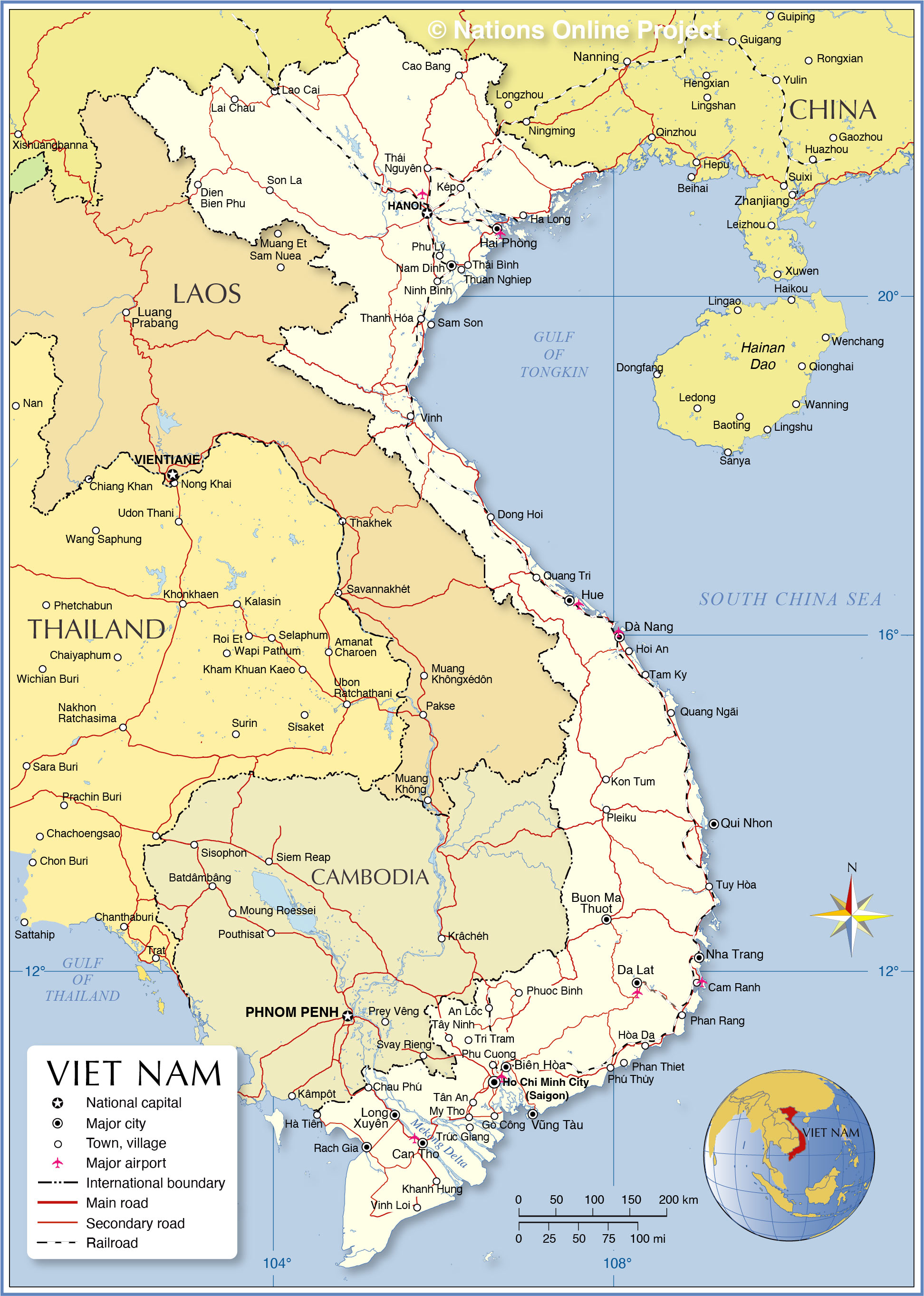 India Map Political With Cities