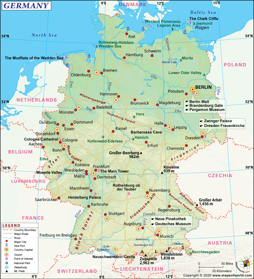 India Map With Cities And Rivers