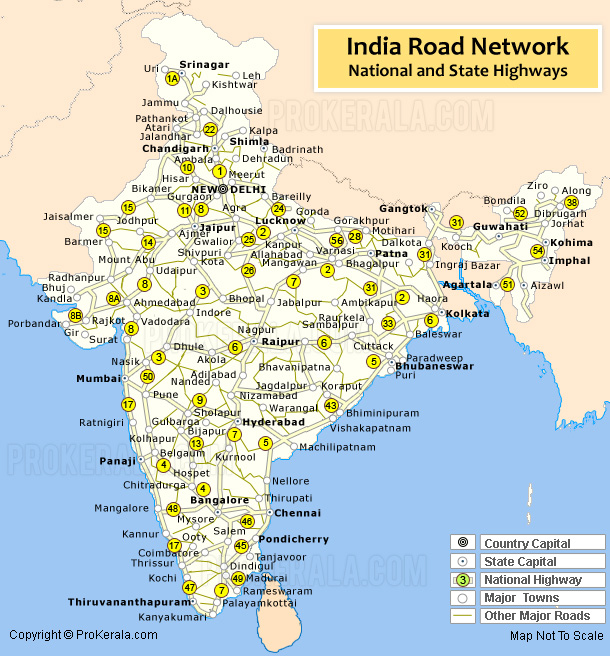 India Map With Cities And Rivers