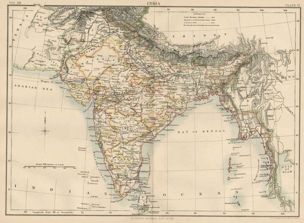 India Map With Cities And Towns