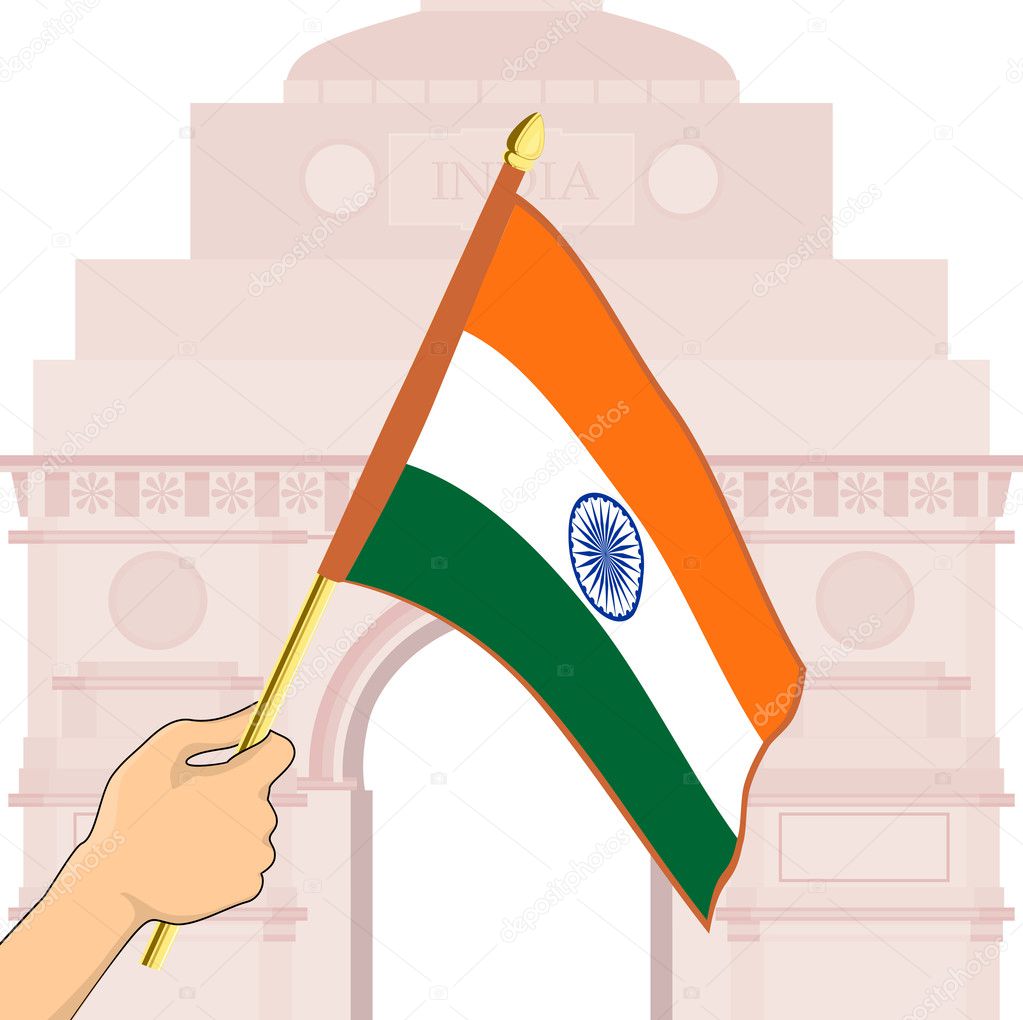 Indian Flag Background Design