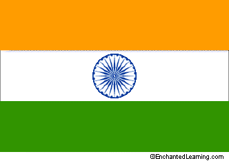 Indian Flag Chakra Black And White