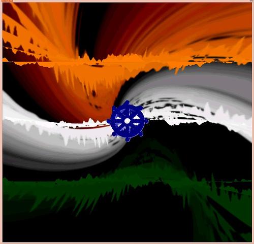 Indian Flag Flying Wallpaper